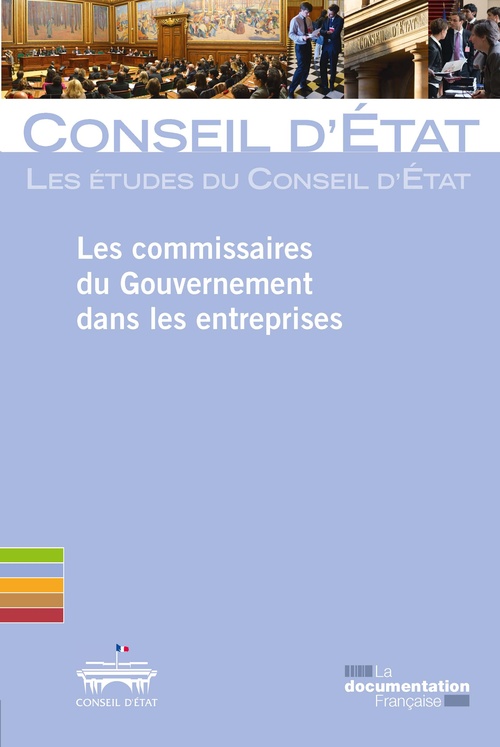 Couverture ebook de Les commissaires du Gouvernement dans les entreprises, de Conseil d'État