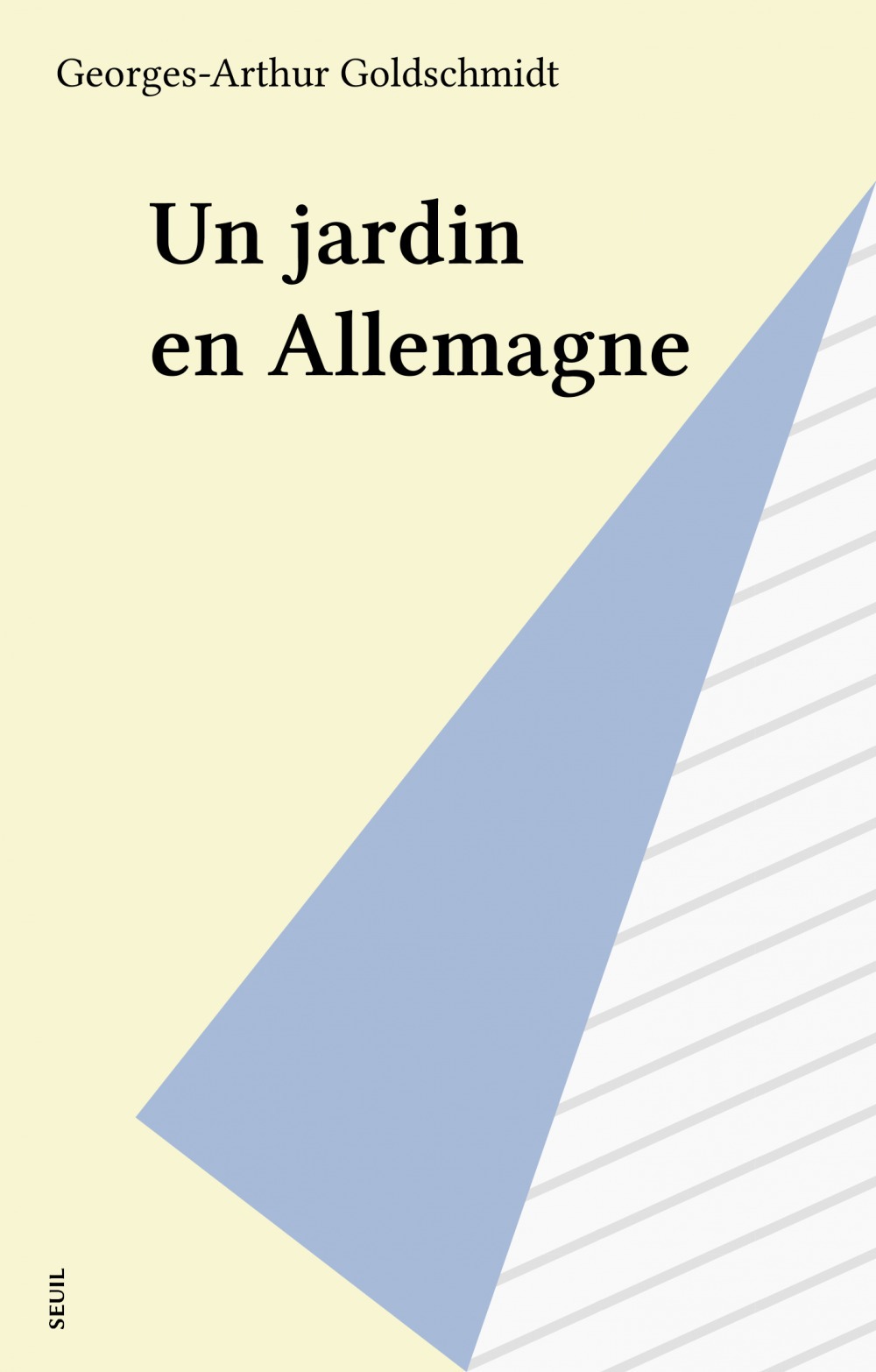 ebook cover of Un jardin en Allemagne, by Goldschmidt G-A.