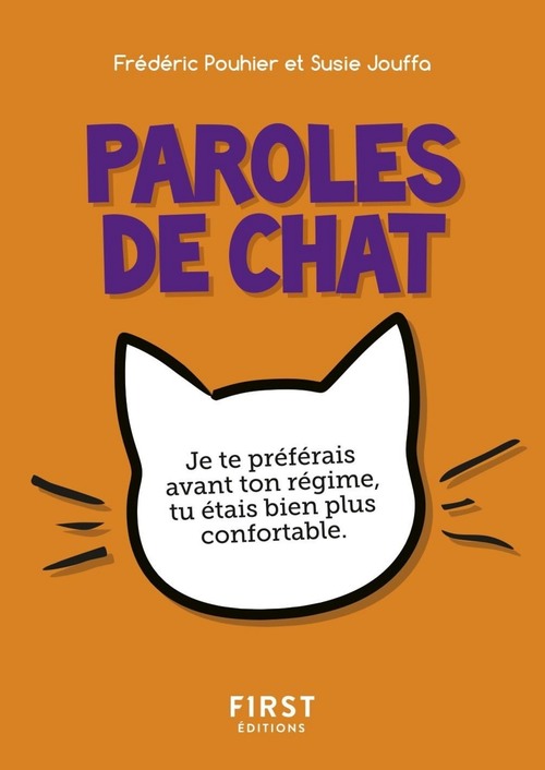 Couverture ebook de Petit Livre de - Paroles de chat, de Susie Jouffa, Frédéric Pouhier