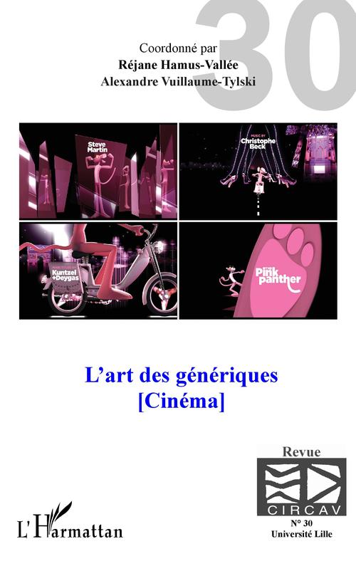 Couverture ebook de L'art des génériques, de Réjane Hamus-Vallée, Alexandre Vuillaume-tylski