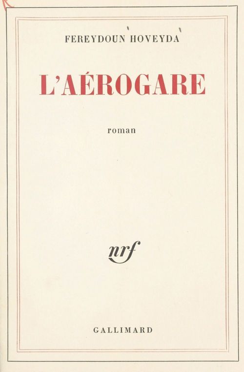 ebook cover of L'aérogare, by Fereydoun Hoveyda