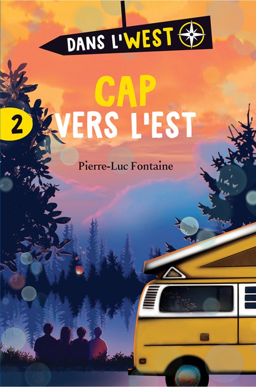 Couverture ebook de Cap vers l'Est, de Pierre-luc Fontaine