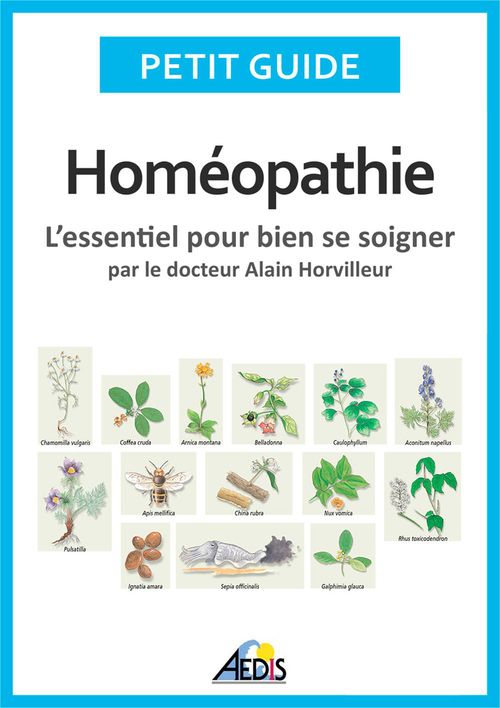 Couverture ebook de Homéopathie, de Alain Horvilleur
