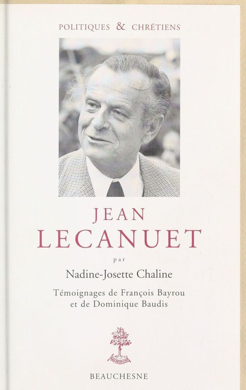Couverture ebook de Jean Lecanuet, de N. J. Chaline