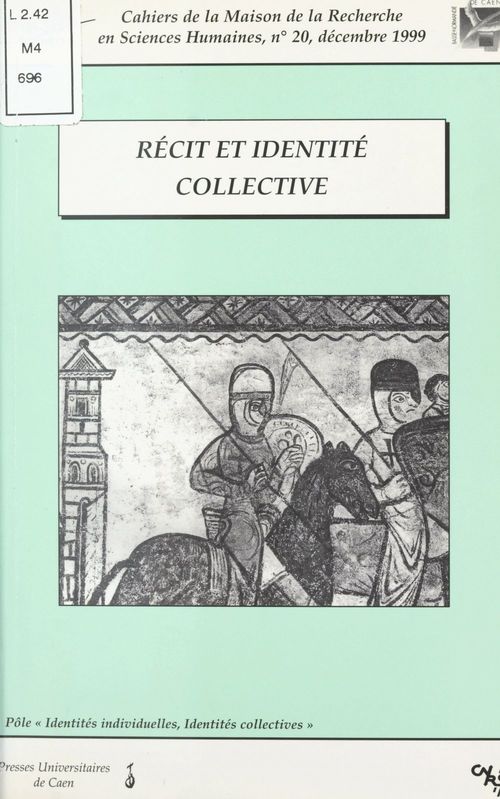 Couverture ebook de Récit et identité collective, de Pole Pluridisciplinaire Identites Indivi