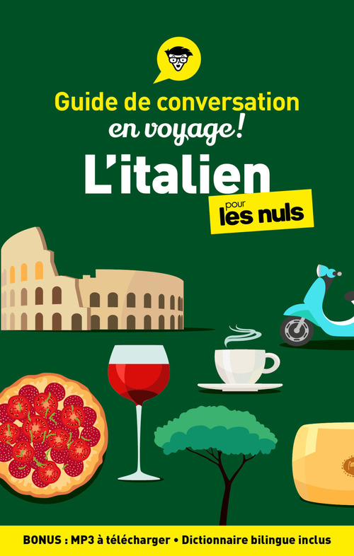 ebook cover of Guide de conversation en voyage ! - L'italien pour les Nuls, 5e éd., by Mery Martinelli