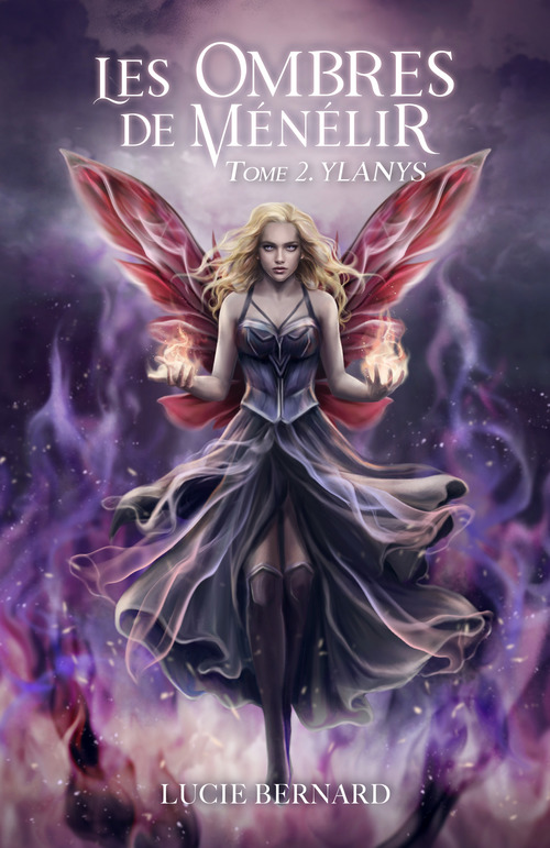 ebook cover of Les Ombres de Ménélir, by Lucie Bernard