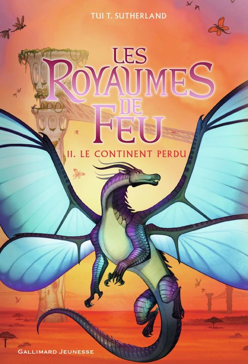 ebook cover of Les Royaumes de Feu (Tome 11) - Le Continent perdu, by Tui T. Sutherland
