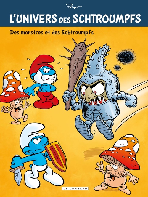 Couverture ebook de L'Univers des Schtroumpfs - Tome 4 - Des Monstres et des Schtroumpfs, de Peyo
