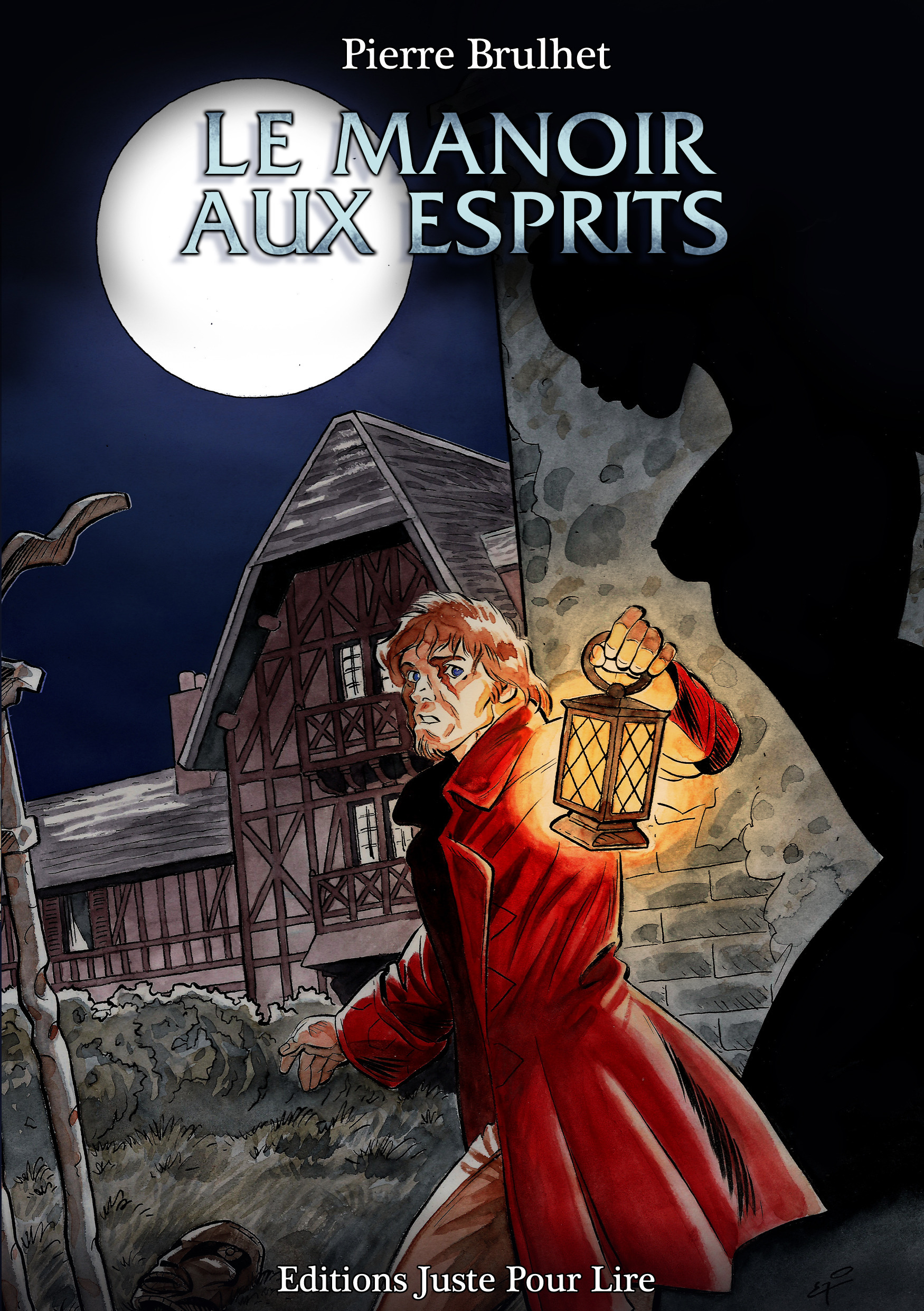 Couverture ebook de Le manoir aux esprits, de Pierre Brulhet