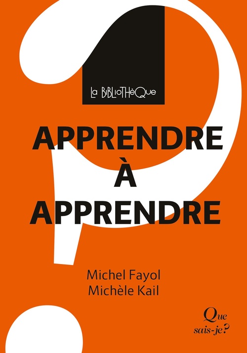 Couverture ebook de Apprendre à apprendre, de Michele Fayol, Michèle Kail