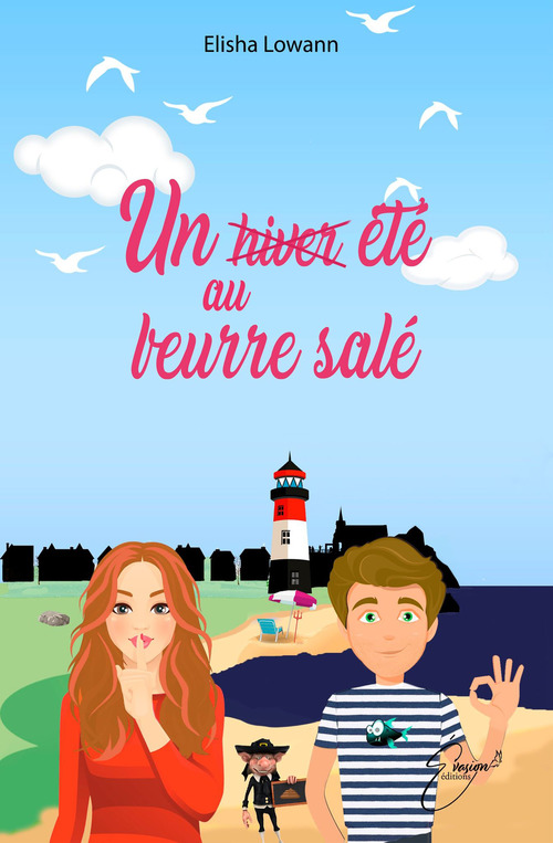 ebook cover of Un été au beurre salé, by Elisha Lowann