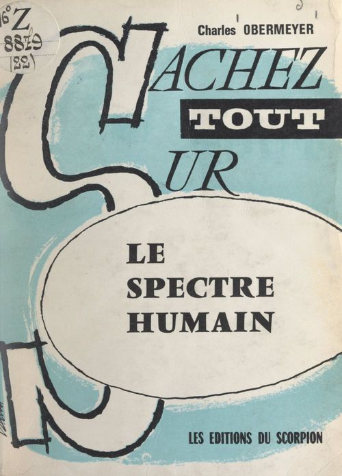 Couverture ebook de Le spectre humain, de Charles Obermeyer