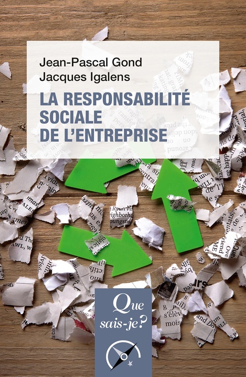 Couverture ebook de La Responsabilité sociale de l'entreprise, de Jean-Pascal Gond, Jacques Igalens