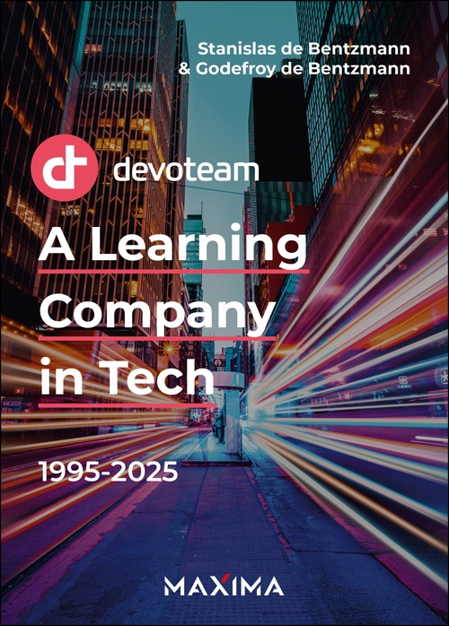 ebook cover of Devoteam : a Learning Company in Tech, by Stanislas de Bentzmann, Godefroy de Bentzmann