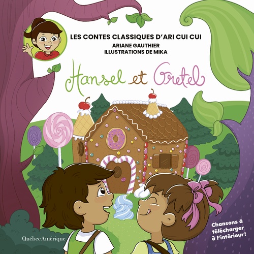 Couverture ebook de Les contes classiques d´Ari Cui Cui - Hansel et Gretel, de Ariane Gauthier