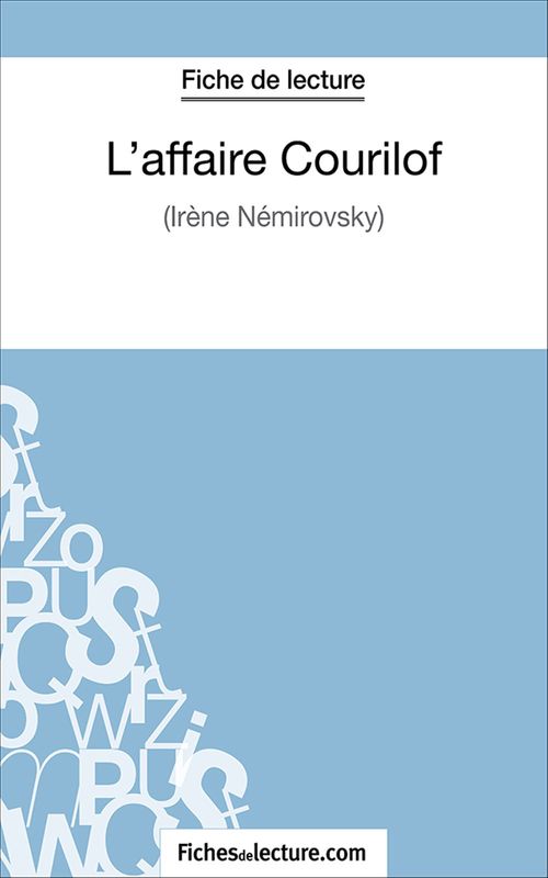 ebook cover of L'affaire Courilof, by Fichesdelecture.Com, Hubert Viteux