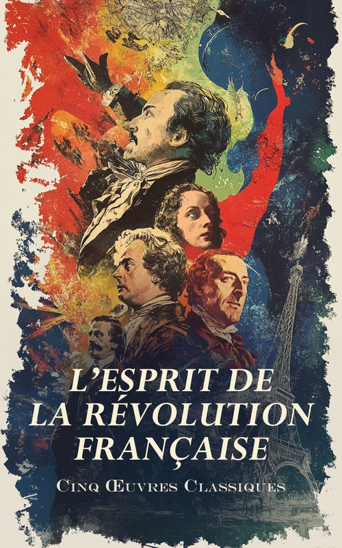 ebook cover of L´Esprit de la Révolution Française : Cinq OEuvres Classiques, by Victor Hugo, Marie-Louise-Victoire Marquise de la Rochejaquelein, Jules Michelet, Georges Jacques Danton, Alexis de Tocq