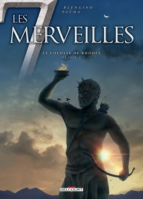 Couverture ebook de Les 7 Merveilles T07 - Le Colosse de Rhodes, de Luca Blengino