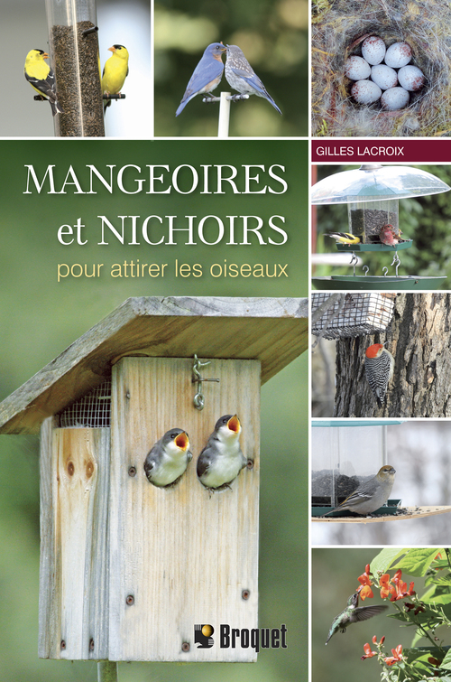 ebook cover of Mangeoires et nichoirs pour attirer les oiseaux, by Gilles Lacroix