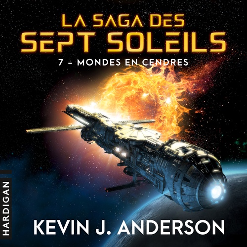 audiobook cover of Mondes en cendres, by Kevin J. Anderson