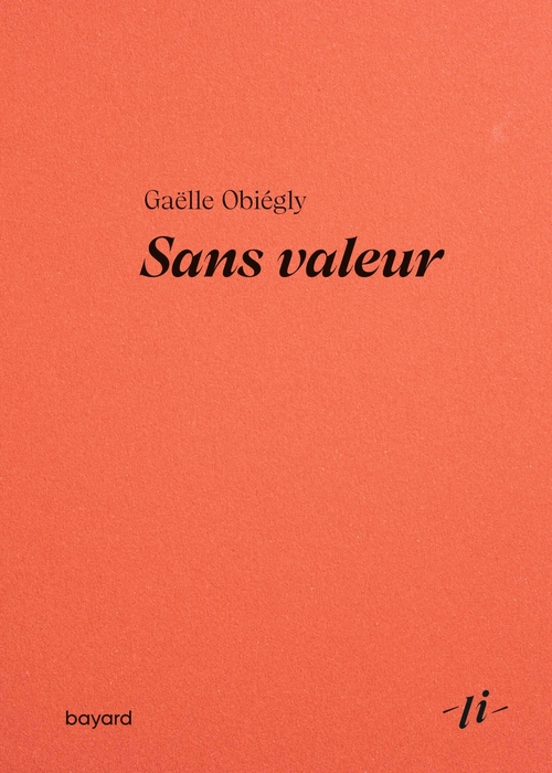 ebook cover of Sans valeur, by Gaëlle Obiégly