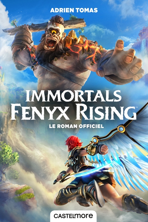 ebook cover of Immortals Fenyx rising, by Adrien Tomas