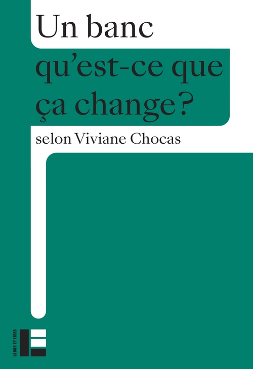 ebook cover of Un banc, by Viviane Chocas