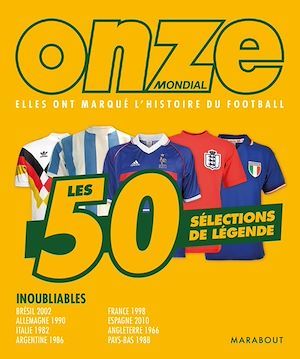 Couverture ebook de 50 équipes nationales de légende, de Collectif