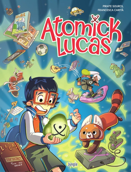 Couverture ebook de Atomick Lucas, de Pirate Sourcil