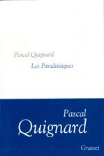 Couverture ebook de Les paradisiaques, de Pascal Quignard