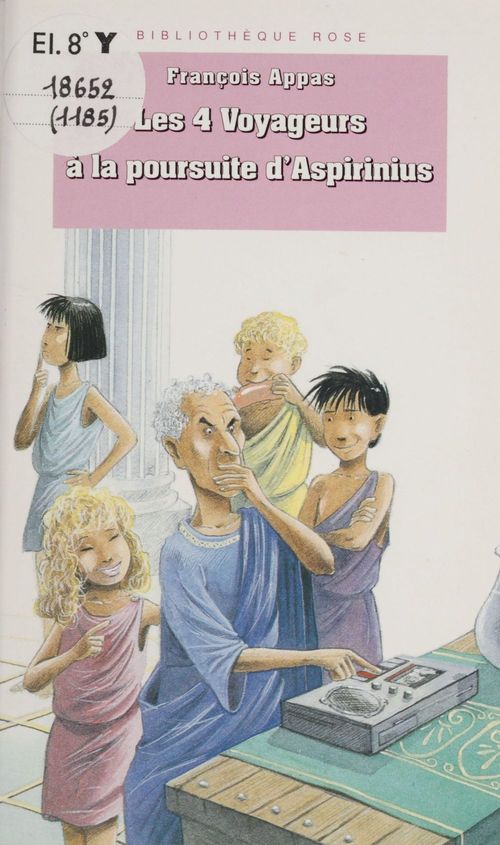 Couverture ebook de Les 4 Voyageurs à la poursuite d'Aspirinius, de François Appas