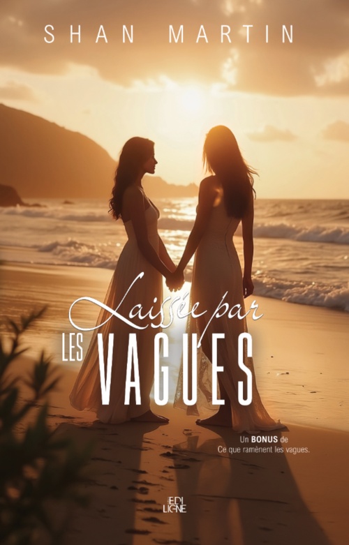 ebook cover of Laissée par les vagues, by Shan Martin