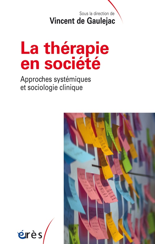 ebook cover of La thérapie en société, by Vincent de Gaulejac