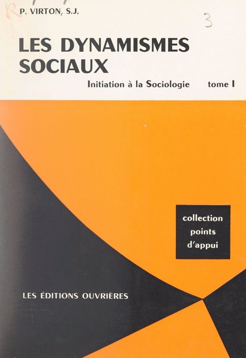 Couverture ebook de Les dynamismes sociaux (1), de Paul Virton
