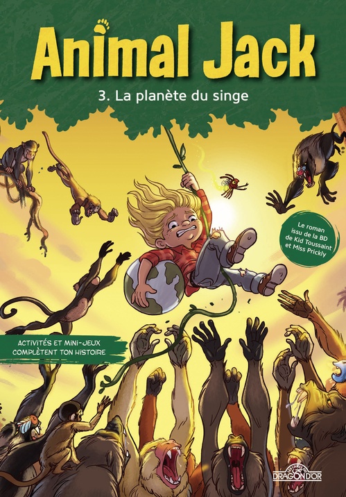 Couverture ebook de Animal Jack - Tome 3 La Planète du singe, de DUPUIS