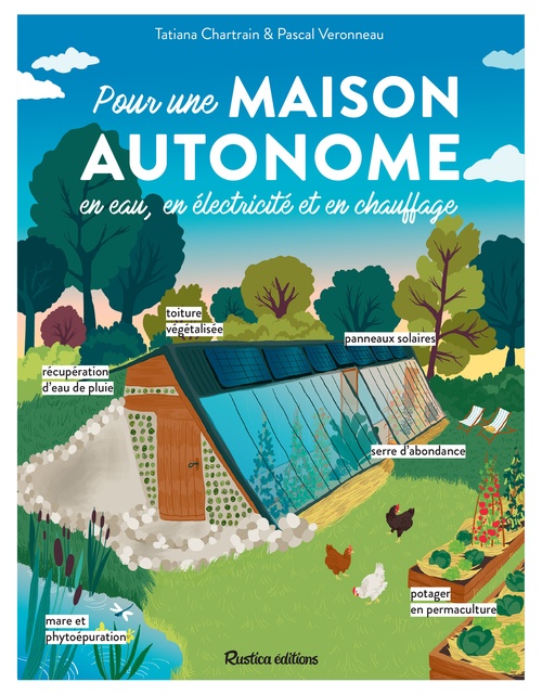 Couverture ebook de Pour une maison autonome, de Pascal Veronneau, Tatiana Chartrain