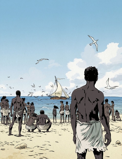 Couverture ebook de Les esclaves oubliés de Tromelin, de Sylvain Savoia