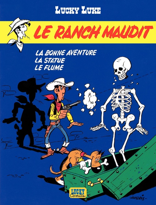 Couverture ebook de Lucky Luke - Tome 26 - Le Ranch maudit, de René Goscinny, Morris