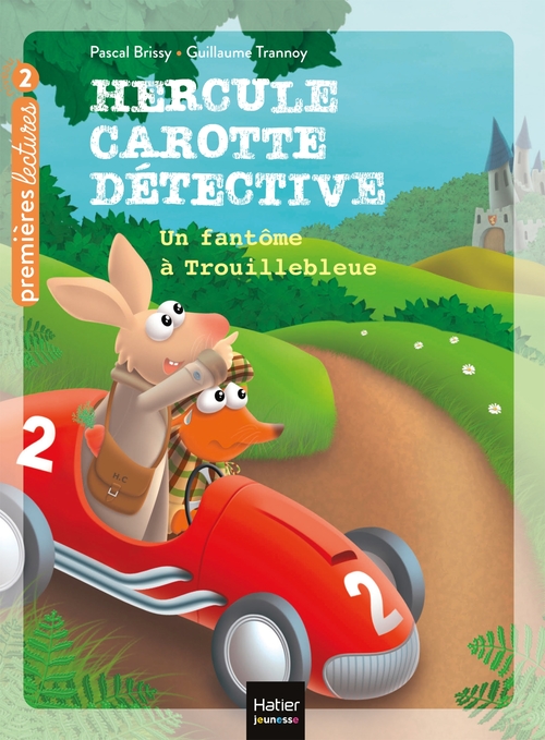 ebook cover of Hercule Carotte - Un fantôme à Trouillebleue CP/CE1 6/7 ans, by Pascal Brissy