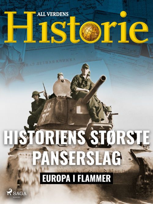 Couverture ebook de Historiens største panserslag, de All Verdens Historie