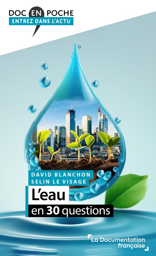 Couverture ebook de L'eau en 30 questions, de Selin Le Visage, David Blanchon