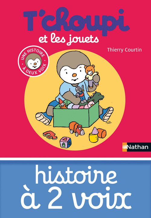 Couverture ebook de T'choupi et les jouets - enrichi, de Thierry Courtin