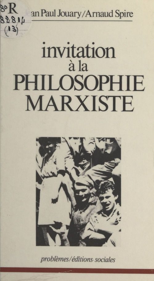 Couverture ebook de Invitation à la philosophie marxiste, de Collectif