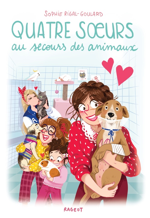 ebook cover of Quatre soeurs au secours des animaux, by Sophie Rigal-Goulard