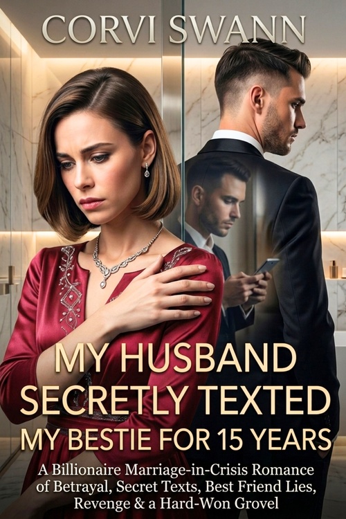 Couverture ebook de My Husband Secretly Texted My Bestie For 15 Years, de Corvi Swann