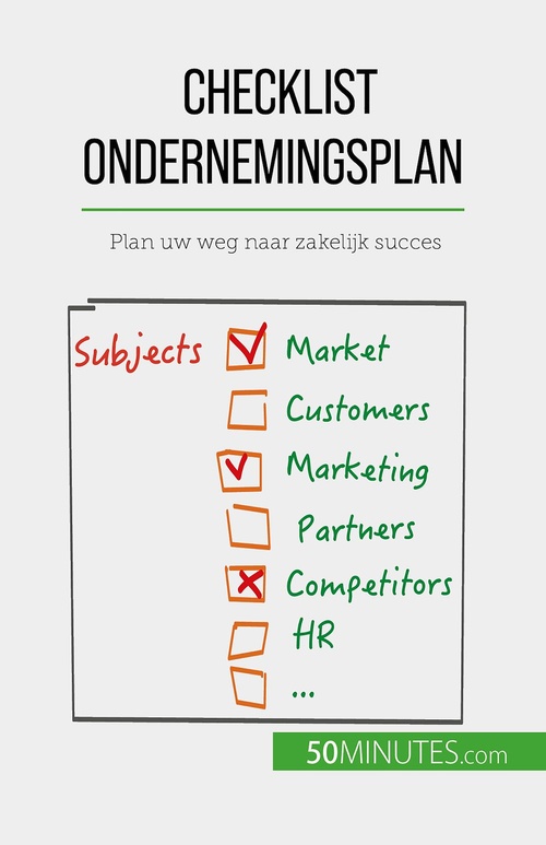 Couverture ebook de Checklist ondernemingsplan, de Antoine Delers
