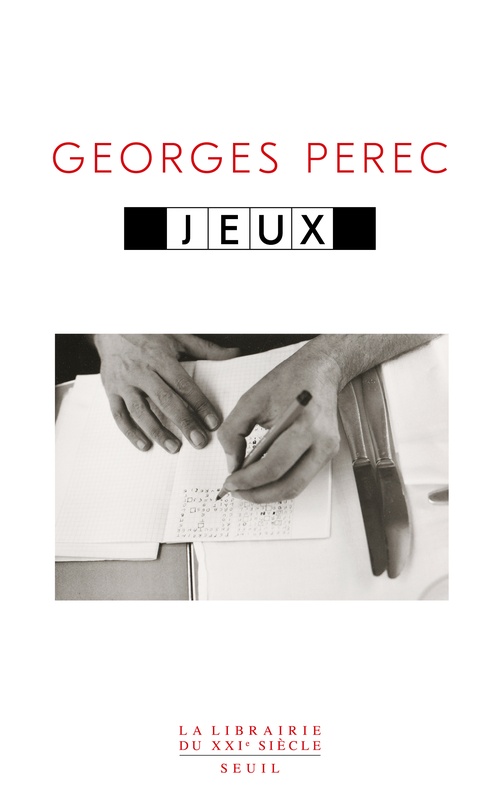 Couverture ebook de Jeux, de Georges Perec