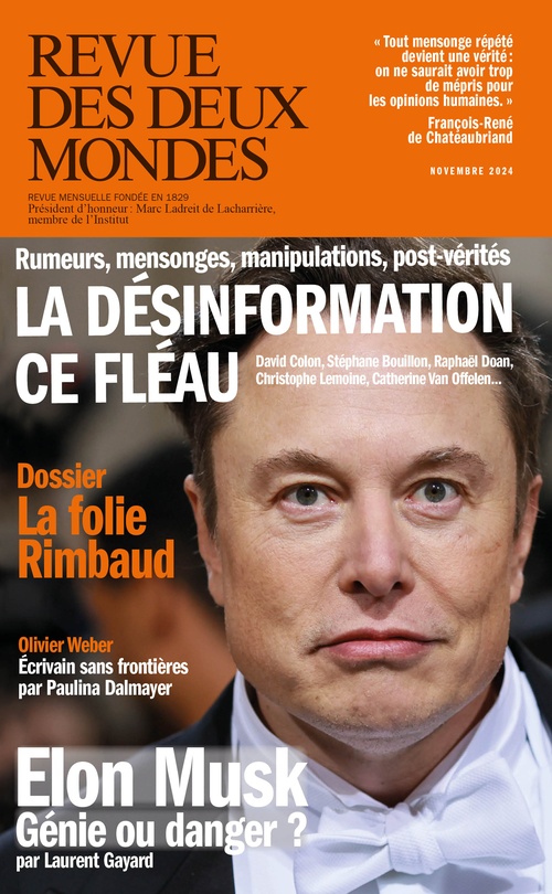 Couverture ebook de Revue des Deux Mondes novembre 2024, de Revue Des Deux Mondes