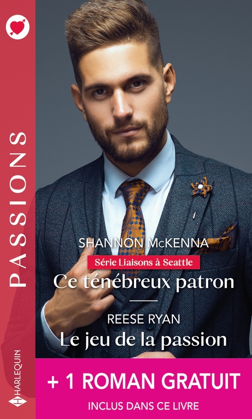 Couverture ebook de Ce ténébreux patron - Le jeu de la passion + 1 roman gratuit, de Shannon McKenna, Ryan Reese, Elizabeth Lane